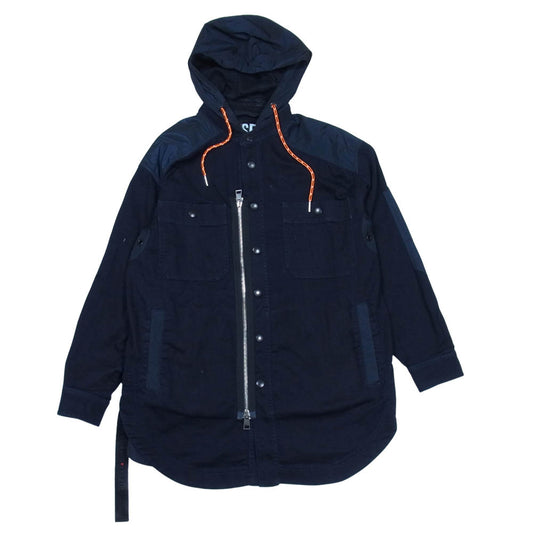DIESEL ディーゼル デニム 切替 コート デニムコート インディゴブルー系 XS【中古】