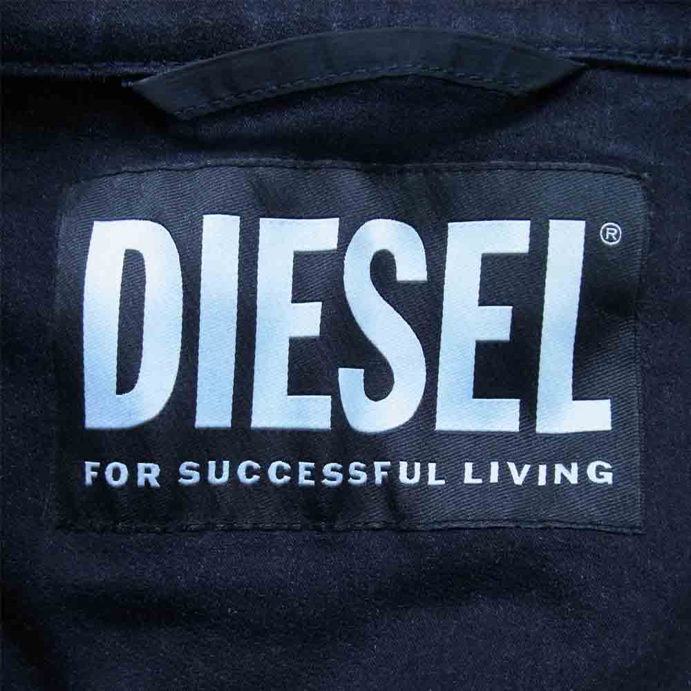 DIESEL ディーゼル デニム 切替 コート デニムコート インディゴブルー系 XS【中古】
