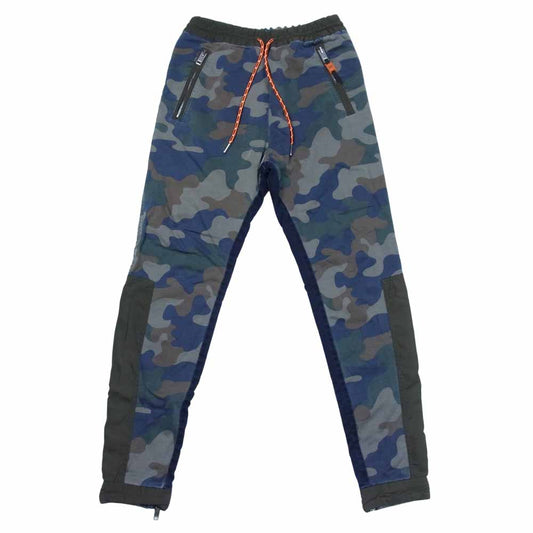 DIESEL ディーゼル カモ デニム 切替 イージーパンツ カーキ系 28【中古】