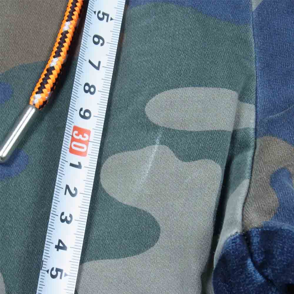 DIESEL ディーゼル カモ デニム 切替 イージーパンツ カーキ系 28【中古】