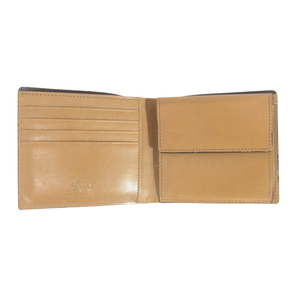 COCOMEISTER ココマイスター THE OAK BARK ザオークバーク マールバラ 二つ折り 財布 編み込み エンジ系【中古】
