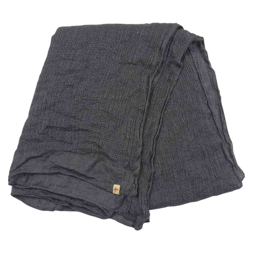 VISVIM ビズビム 染め加工 大判 ストール チャコール系【中古】