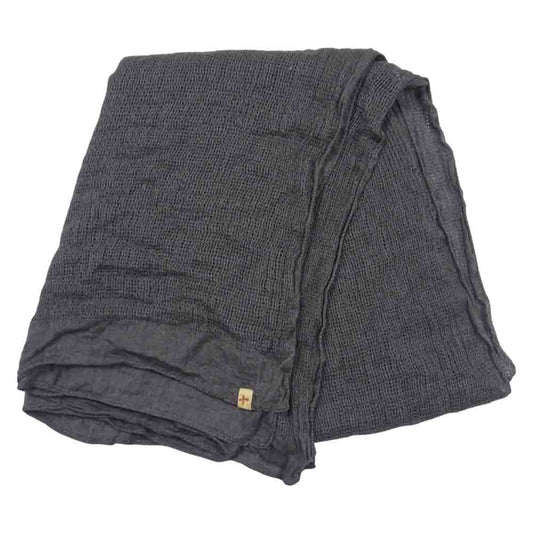 VISVIM ビズビム 染め加工 大判 ストール チャコール系【中古】