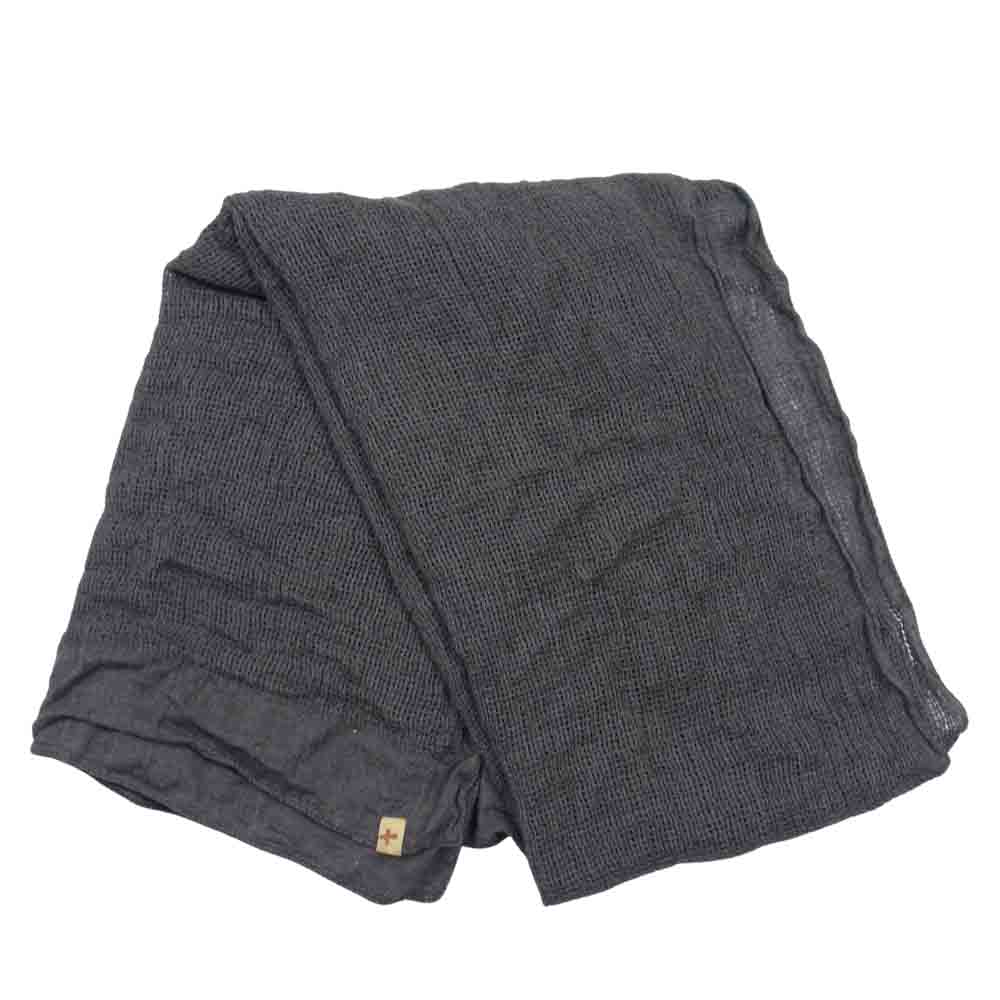 VISVIM ビズビム 染め加工 大判 ストール チャコール系【中古】