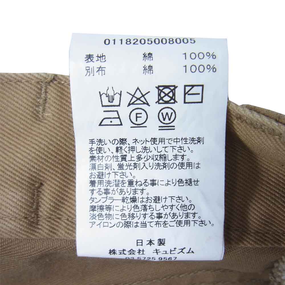 VISVIM ビズビム 118205008005 18年製 MUIR PNTS コットンパンツ 日本製 カーキ系 M【中古】