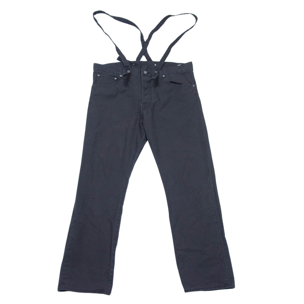 VISVIM ビズビム 0120105008006 20年製 FLUXUS 15 CHINO F.I.L. EXCLUSIVE サスペンダー チノパンツ チャコール系 2【中古】