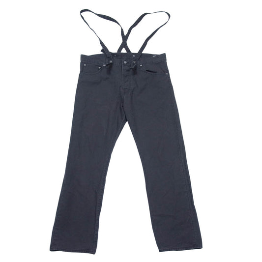 VISVIM ビズビム 0120105008006 20年製 FLUXUS 15 CHINO F.I.L. EXCLUSIVE サスペンダー チノパンツ チャコール系 2【中古】