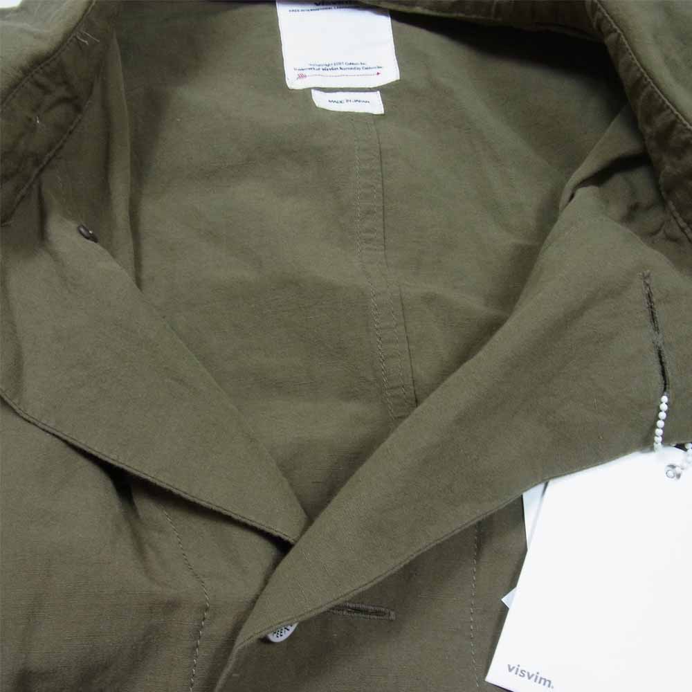 VISVIM ビズビム 118205013016 18年製 GREASE MONKEY COAT C/LI グリース モンキー コート オリーブ M【中古】