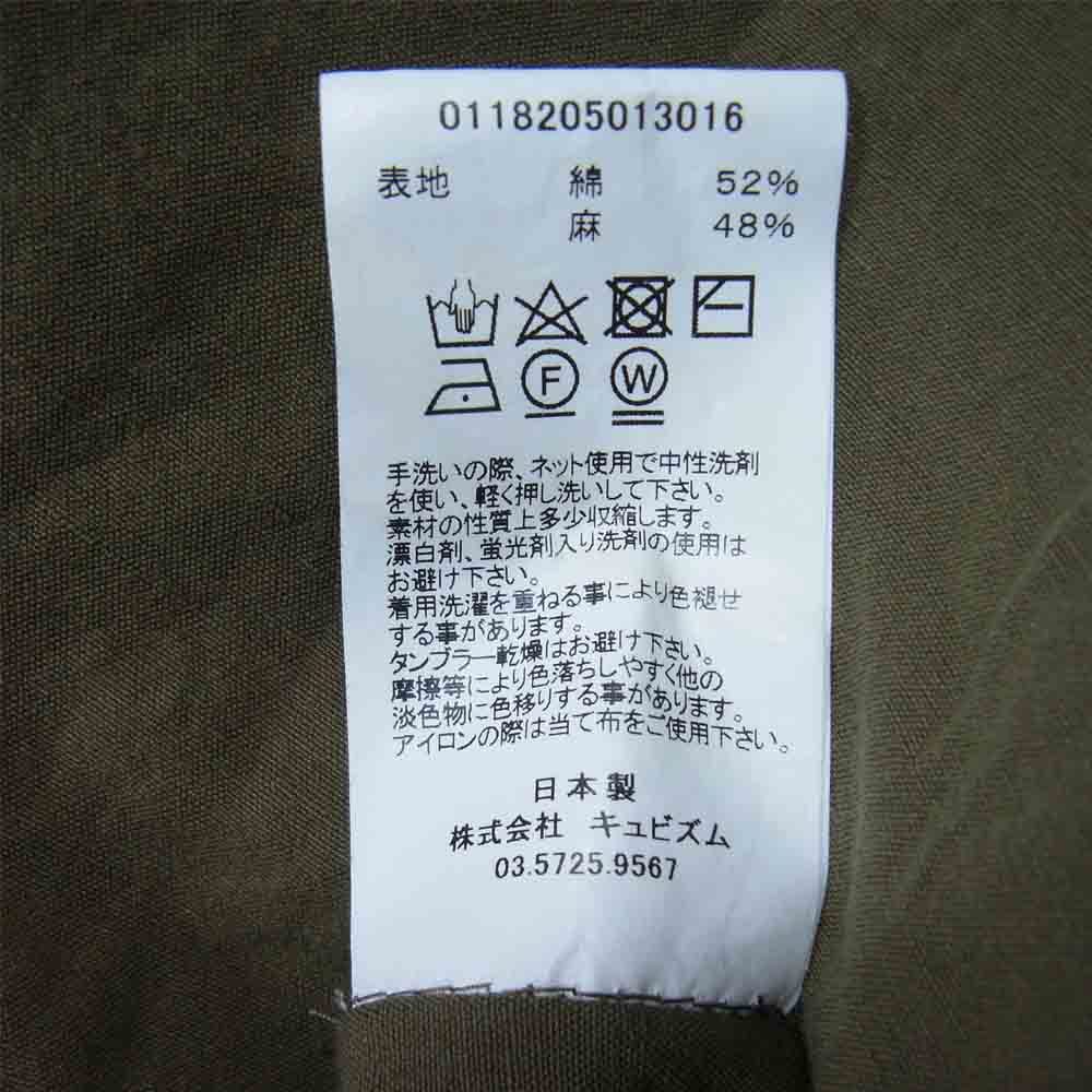 VISVIM ビズビム 118205013016 18年製 GREASE MONKEY COAT C/LI グリース モンキー コート オリーブ M【中古】