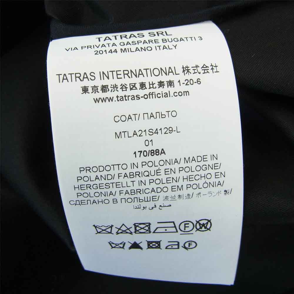 TATRAS タトラス 21SS MTLA21S4129 TANATO フーデッド コート ブラック系 1【中古】