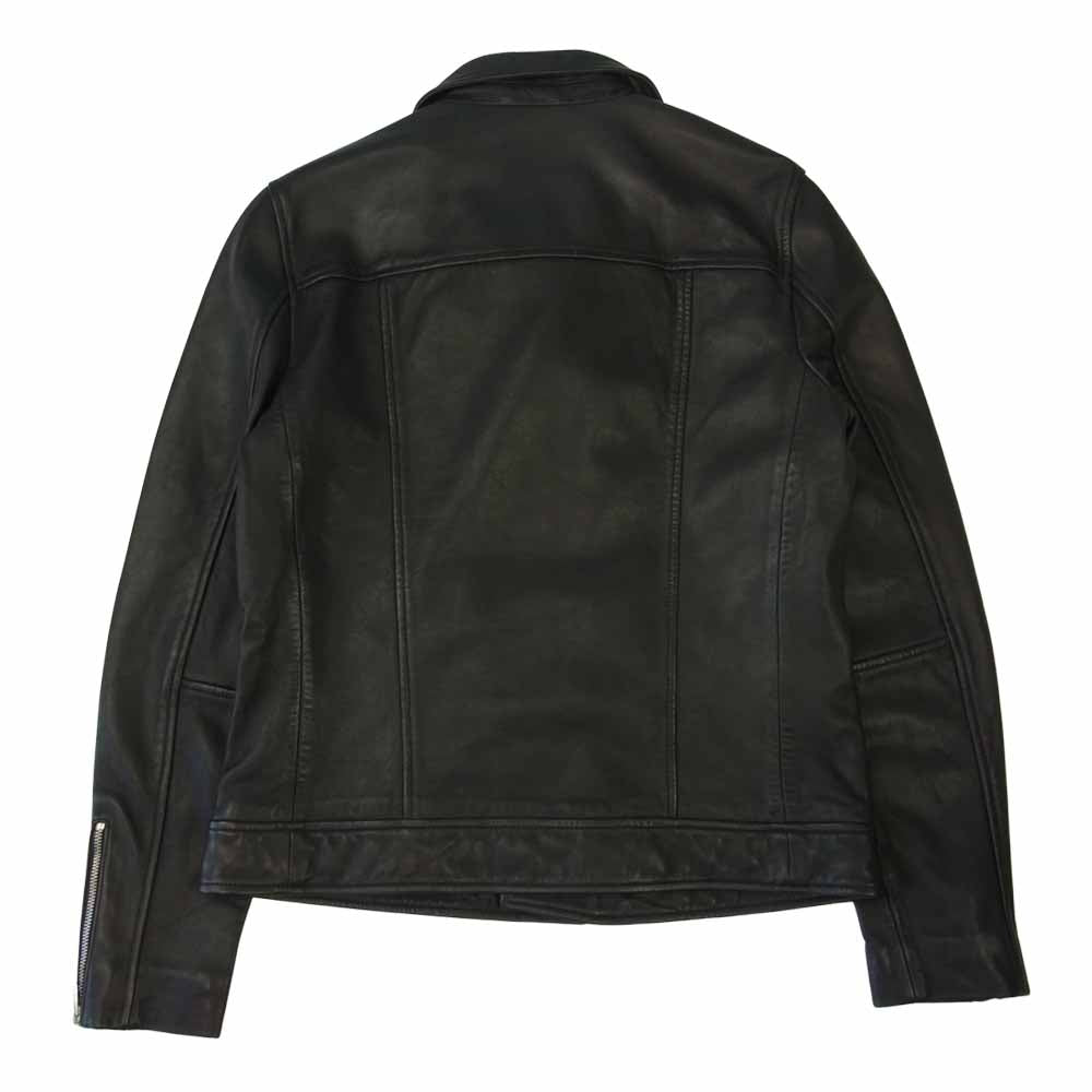 オールセインツ ML101T TYSON LEATHER BIKER JACKET タイソン レザー バイカー ダブルライダース ブラック系 L【美品】【中古】