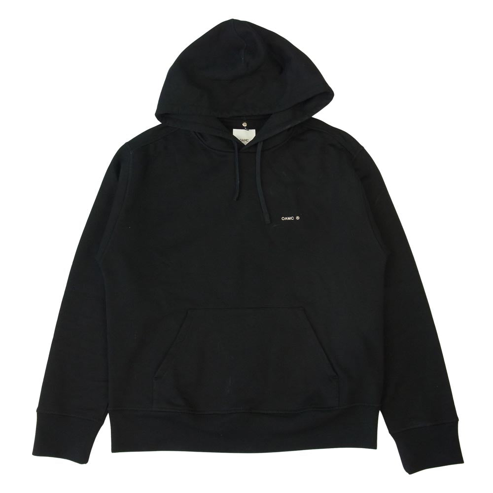 オーエーエムシー OAMR703686 MARK HOODY マーク ロゴ フーディ パーカー ブラック系 S【中古】