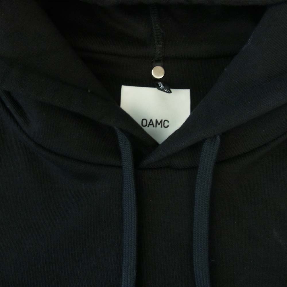 オーエーエムシー OAMR703686 MARK HOODY マーク ロゴ フーディ パーカー ブラック系 S【中古】