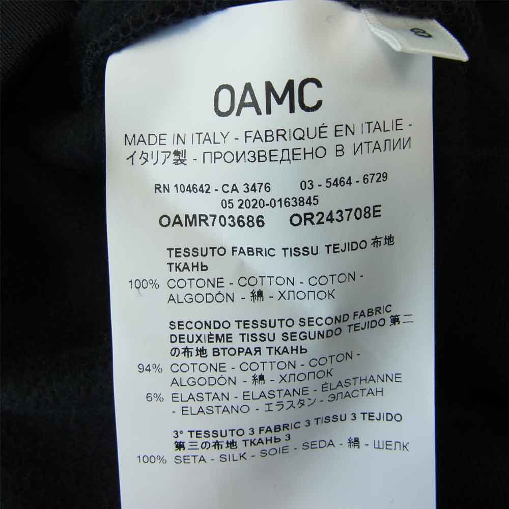 オーエーエムシー OAMR703686 MARK HOODY マーク ロゴ フーディ パーカー ブラック系 S【中古】