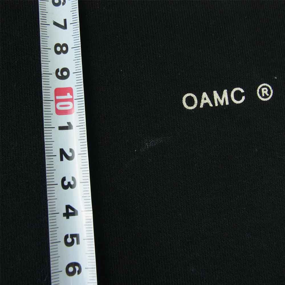 オーエーエムシー OAMR703686 MARK HOODY マーク ロゴ フーディ パーカー ブラック系 S【中古】