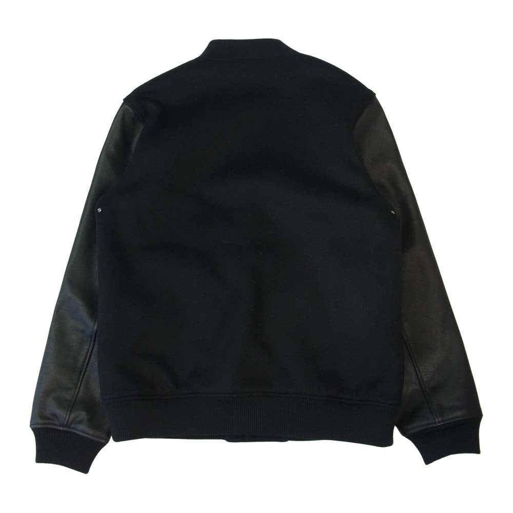 SOPH ソフ 21AW SOPH-212001 VARSITY JACKET 袖レザー ヴァーシティジャケット ブラック系 XL【美品】【中古】