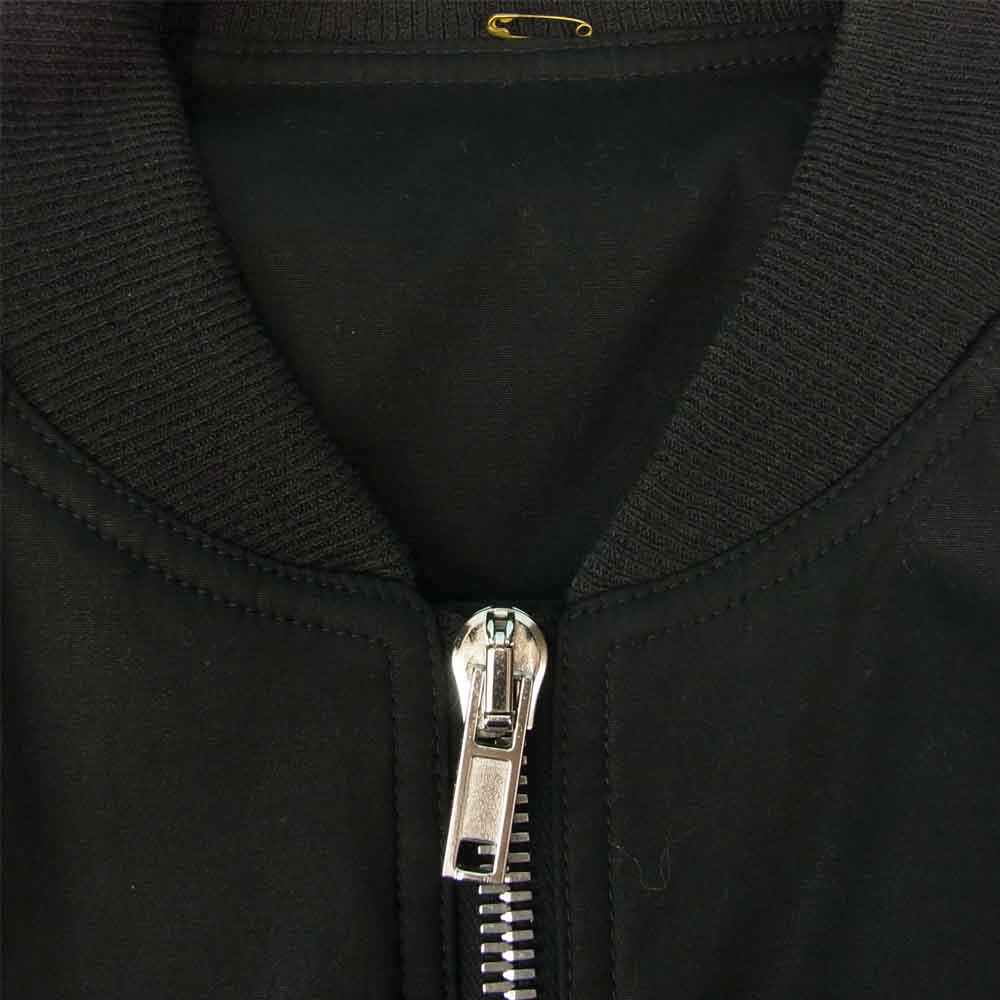 Rick Owens リックオウエンス 16AW RU16F6990-TE 国内正規品 ロング ボンバー ジャケット MA-1 ブラック系 38【中古】