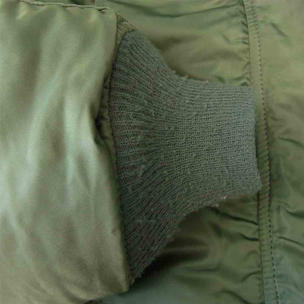 ALPHA アルファ USA製 90S USAF N-2B フライト ジャケット カーキ系 S