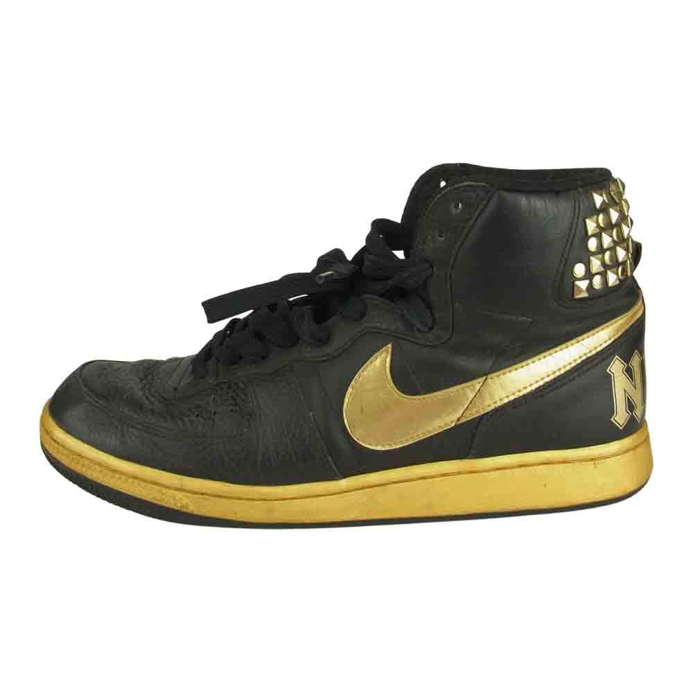 NIKE ナイキ 観賞用 325319-071 TERMINATOR HIGH SUPREME ROCK'N ROLL PACK ターミネーター ハイ ロックンロール スタッズ ブラック系 27.5㎝【中古】