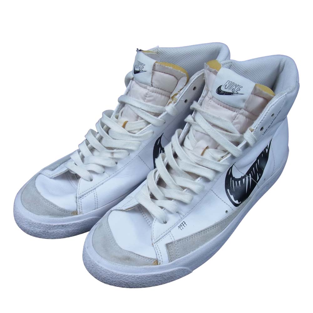 NIKE ナイキ CW7580-101 BLAZER MID VINTAGE SKETCH 77 ブレザー ミッド ホワイト系 US9.5【中古】
