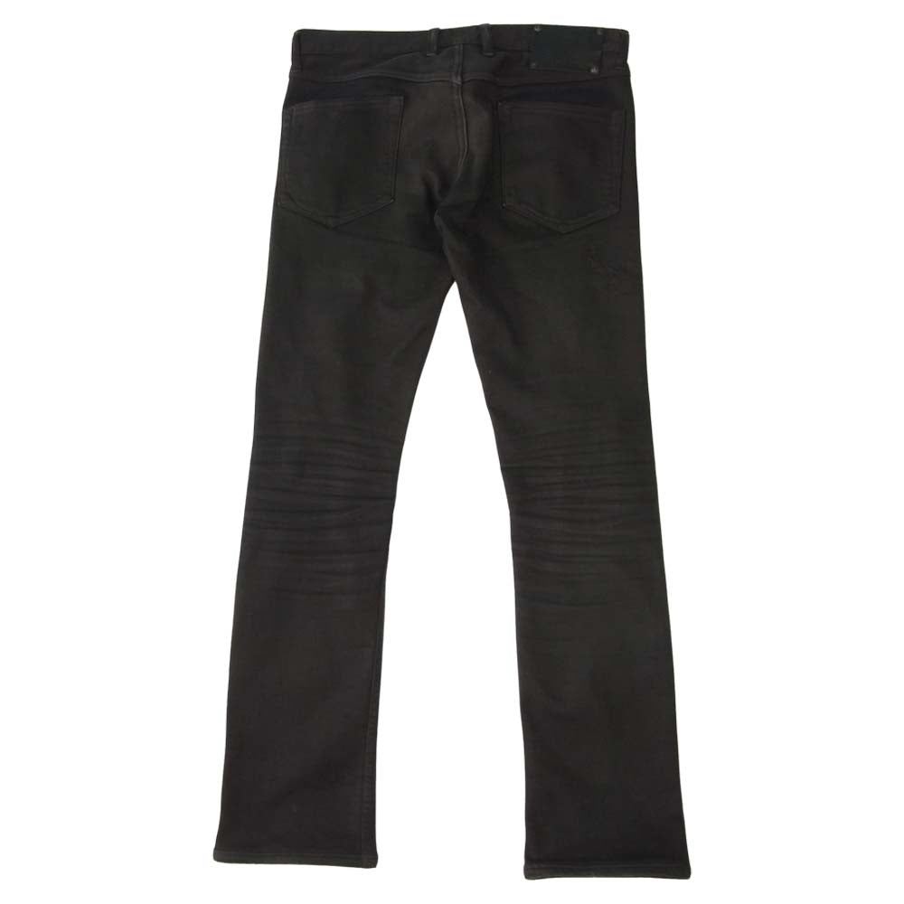 ISAMUKATAYAMA BACKLASH イサムカタヤマバックラッシュ 1356-01C TUMBLE WITH YOU ストレッチ クラッシュ加工 パンツ ブラック系 M【中古】
