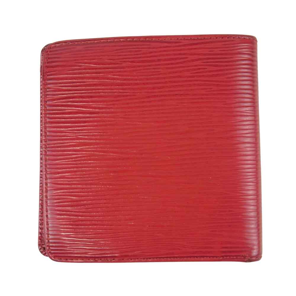 LOUIS VUITTON ルイ・ヴィトン M63547 エピ ポルトフォイユ マルコ 2つ折り 財布 フランス製 レッド系【中古】