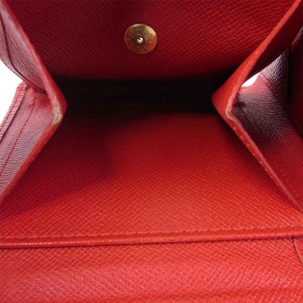 LOUIS VUITTON ルイ・ヴィトン M63547 エピ ポルトフォイユ マルコ 2つ折り 財布 フランス製 レッド系【中古】