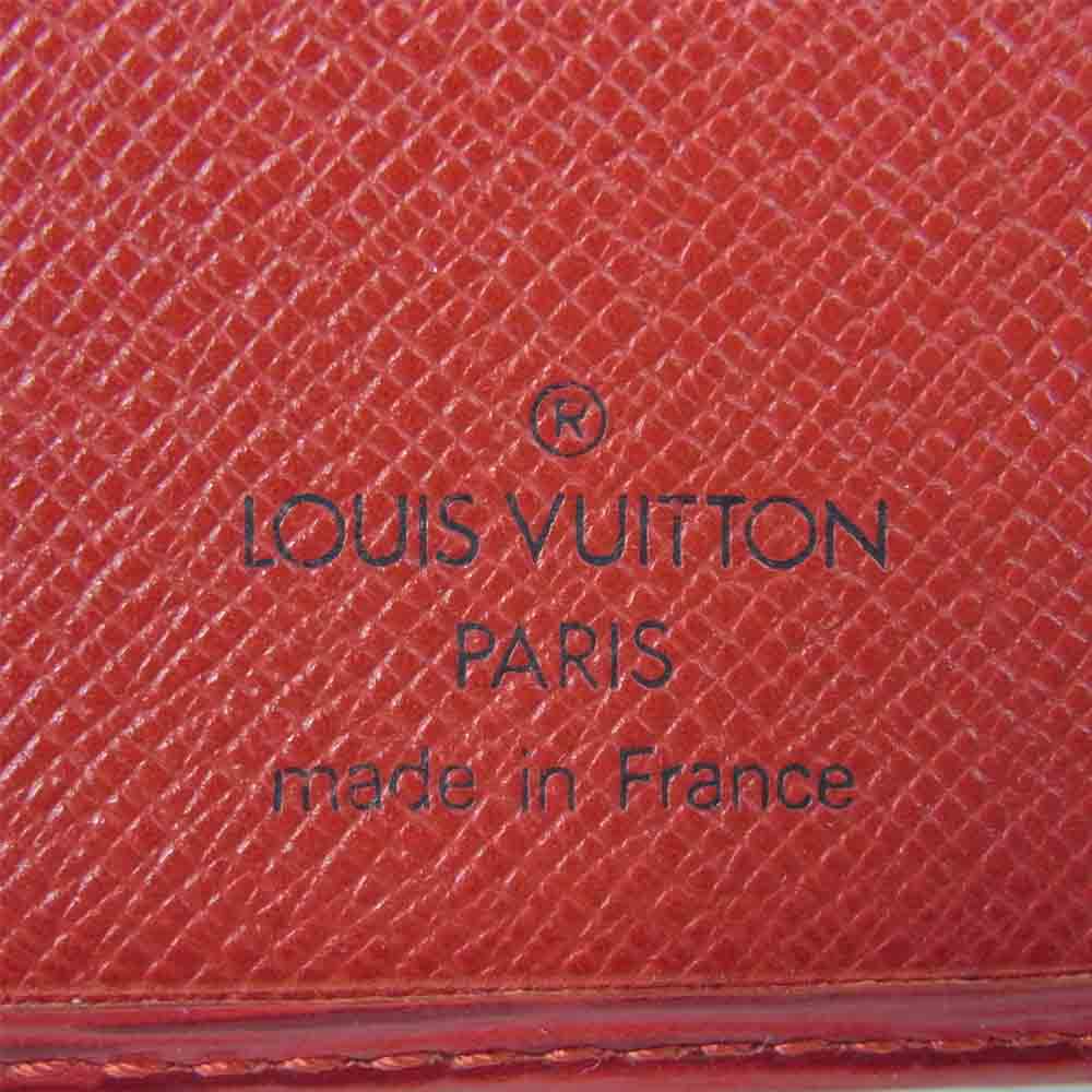 LOUIS VUITTON ルイ・ヴィトン M63547 エピ ポルトフォイユ マルコ 2つ折り 財布 フランス製 レッド系【中古】