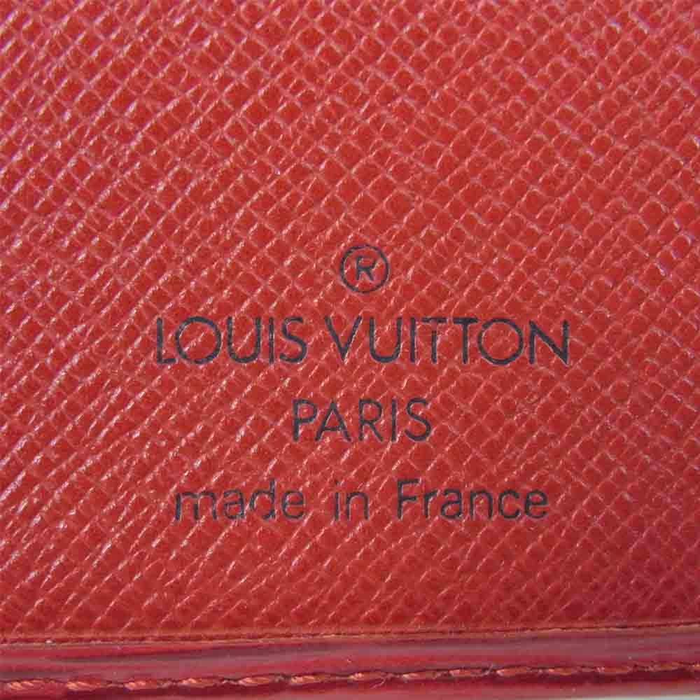 LOUIS VUITTON ルイ・ヴィトン M63547 エピ ポルトフォイユ マルコ 2つ折り 財布 フランス製 レッド系【中古】