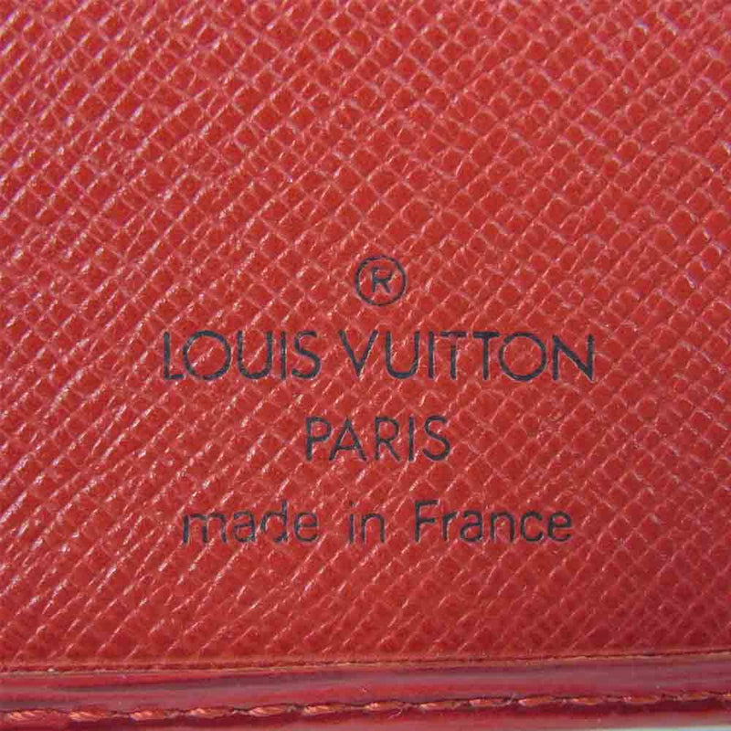 LOUIS VUITTON ルイ・ヴィトン M63547 エピ ポルトフォイユ マルコ 2つ折り 財布 フランス製 レッド系【中古】