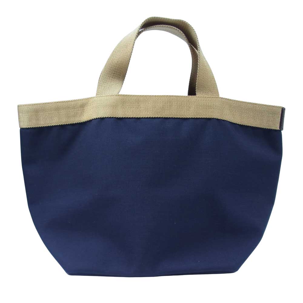 Herve Chapelier エルベ・シャプリエ 707C トゥモローランド別注 コーデュラ 舟型 トート M ゴールド×ネイビー【中古】