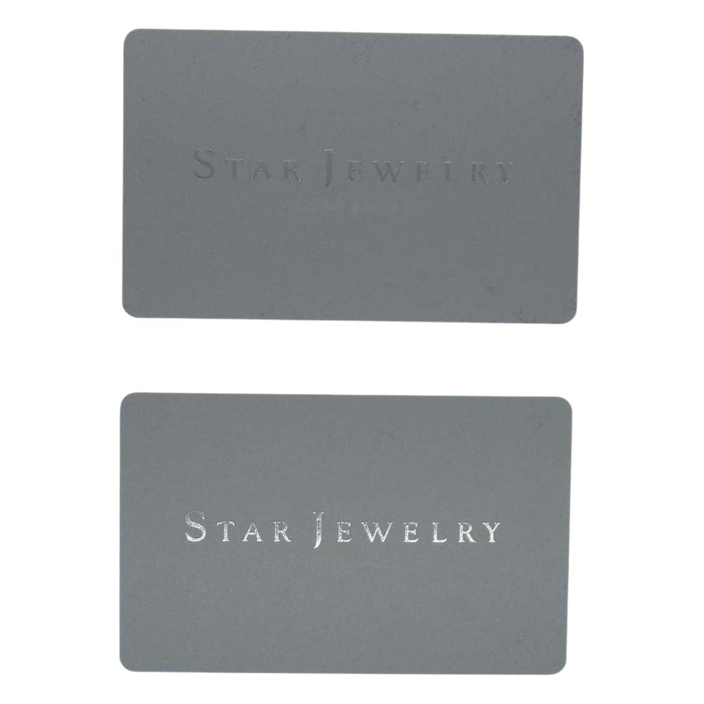 スタージュエリー 購入証明カード付属 18K DIA FLOWER SETTING ダイヤモンド フラワー ピアス ゴールド系【中古】