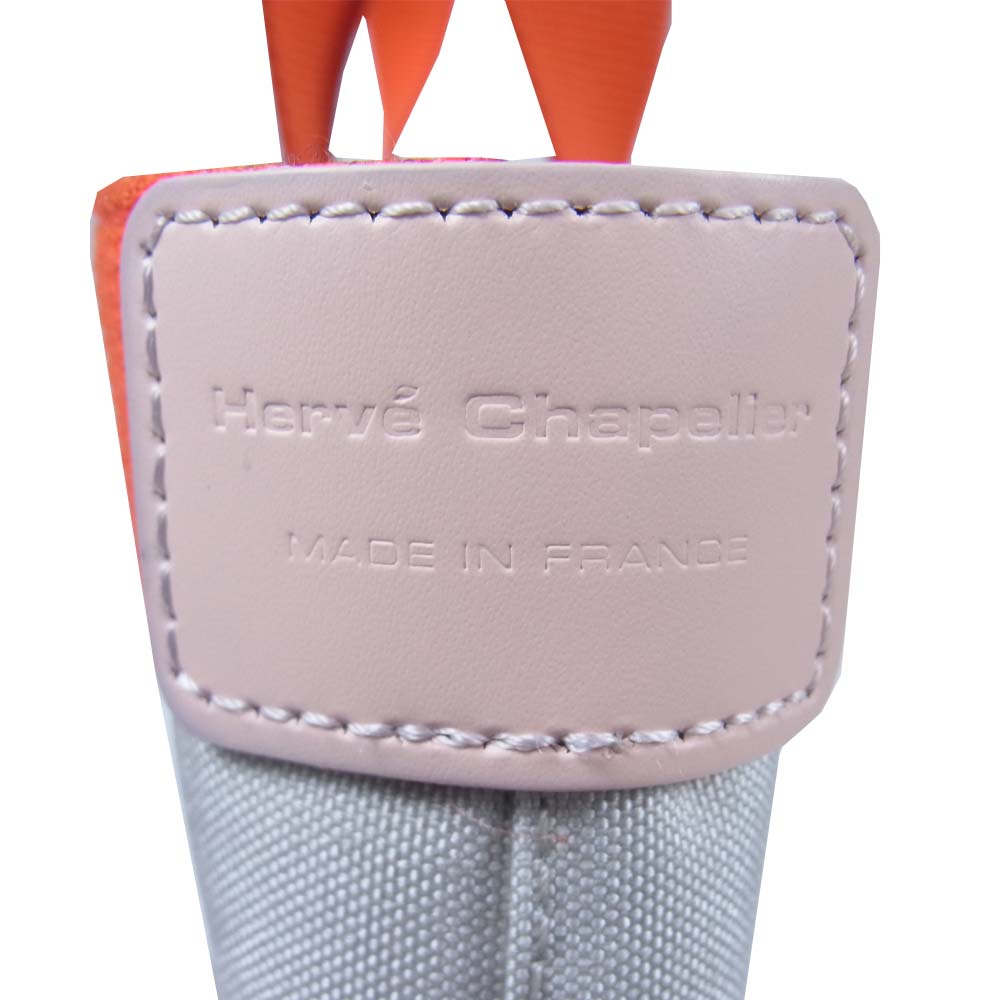 Herve Chapelier エルベ・シャプリエ 707C 店舗限定 コーデュラ 舟型 トート M マスティック×サンギー【極上美品】【中古】