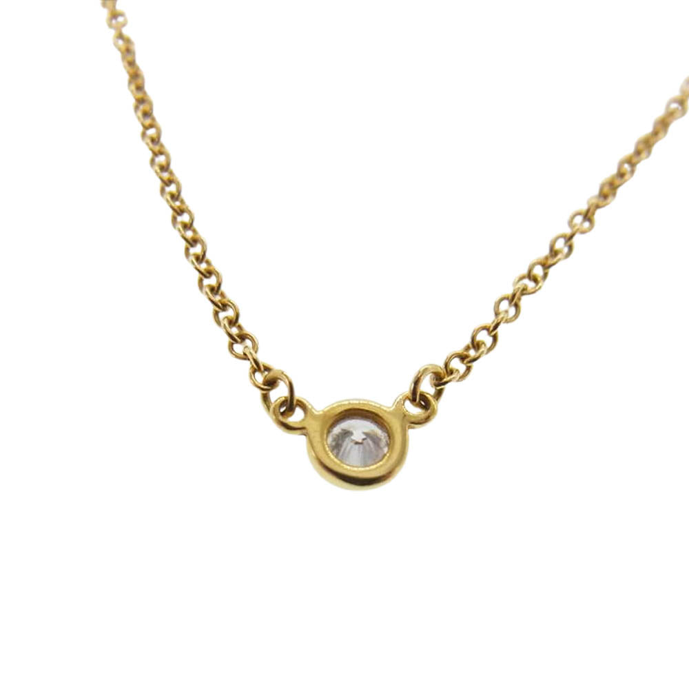TIFFANY&Co. ティファニー バイザヤード ダイヤモンド ネックレス ゴールド系【中古】