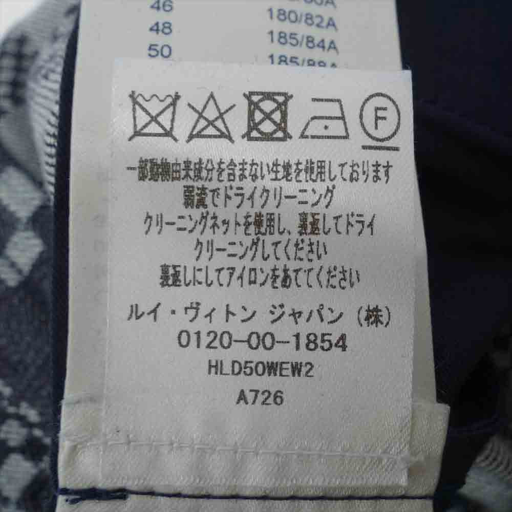 LOUIS VUITTON ルイ・ヴィトン 1A8X7P 国内正規品 ディストーテッド ダミエ デニムパンツ 33【極上美品】【中古】