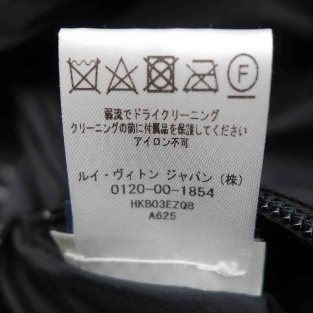 LOUIS VUITTON ルイ・ヴィトン 21SS 国内正規品 ヴァージルアブロー 2054 モノグラム リバーシブル 3D ダウン フィルドパファー ブラック系 52【中古】