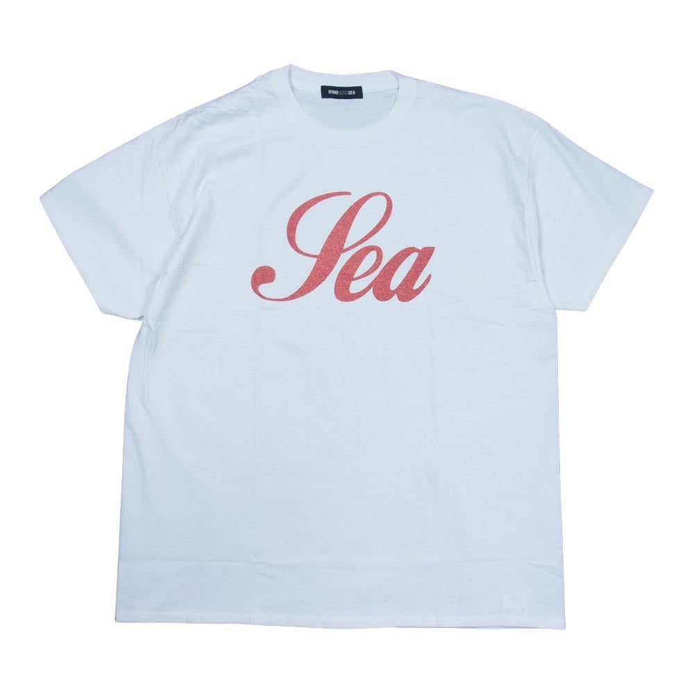 WIND AND SEA ウィンダンシー GLITTER T-SHIRT グリッター 半袖Tシャツ ホワイト系 XL【極上美品】【中古】