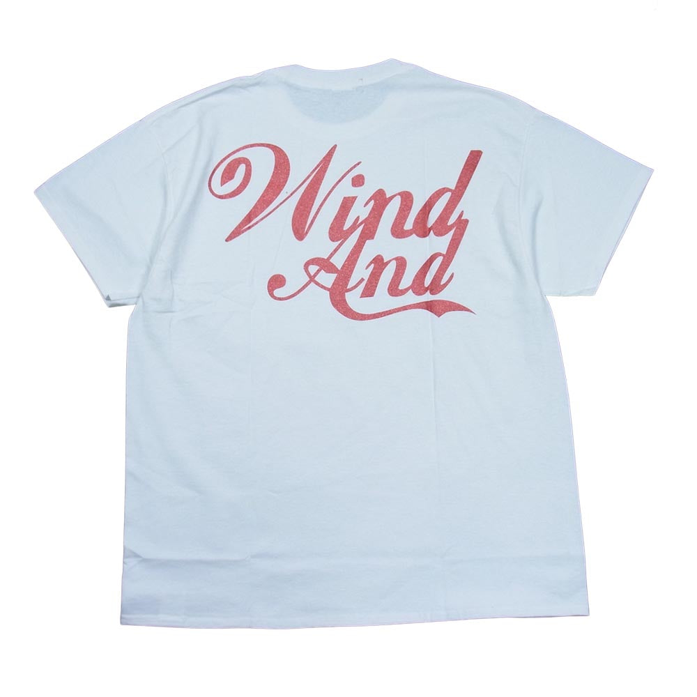 WIND AND SEA ウィンダンシー GLITTER T-SHIRT グリッター 半袖Tシャツ ホワイト系 XL【極上美品】【中古】