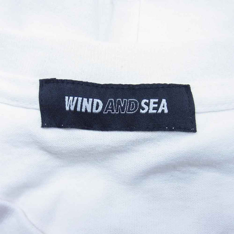 WIND AND SEA ウィンダンシー GLITTER T-SHIRT グリッター 半袖Tシャツ ホワイト系 XL【極上美品】【中古】