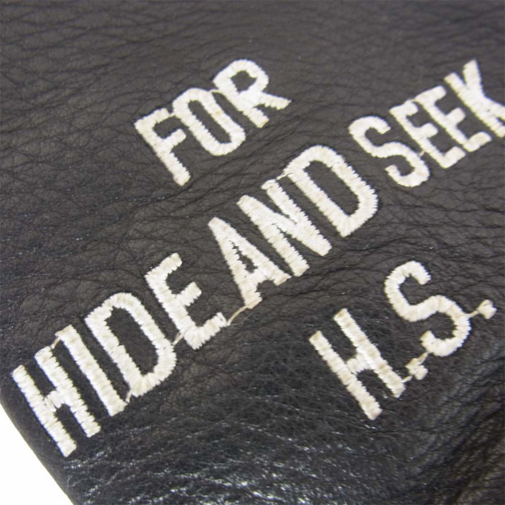 HideandSeek ハイドアンドシーク レザー グローブ 手袋 ブラック系【中古】