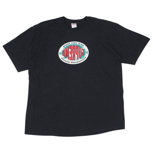 Supreme シュプリーム 19AW New Shit Tee プリント 半袖 Tシャツ ブラック系 XL【中古】