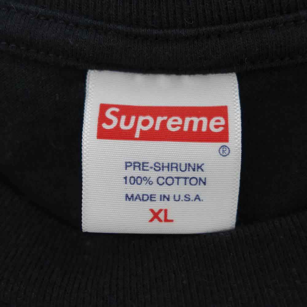 Supreme シュプリーム 19AW New Shit Tee プリント 半袖 Tシャツ ブラック系 XL【中古】