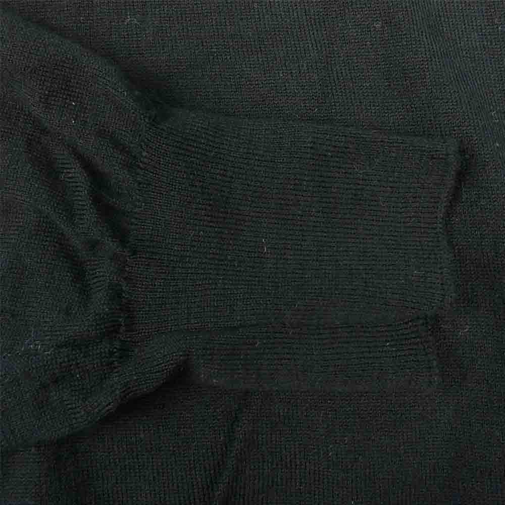SAINT LAURENT サンローラン 141663 X1084 国内正規品 Vネック セーター ニット ブラック系 M【中古】