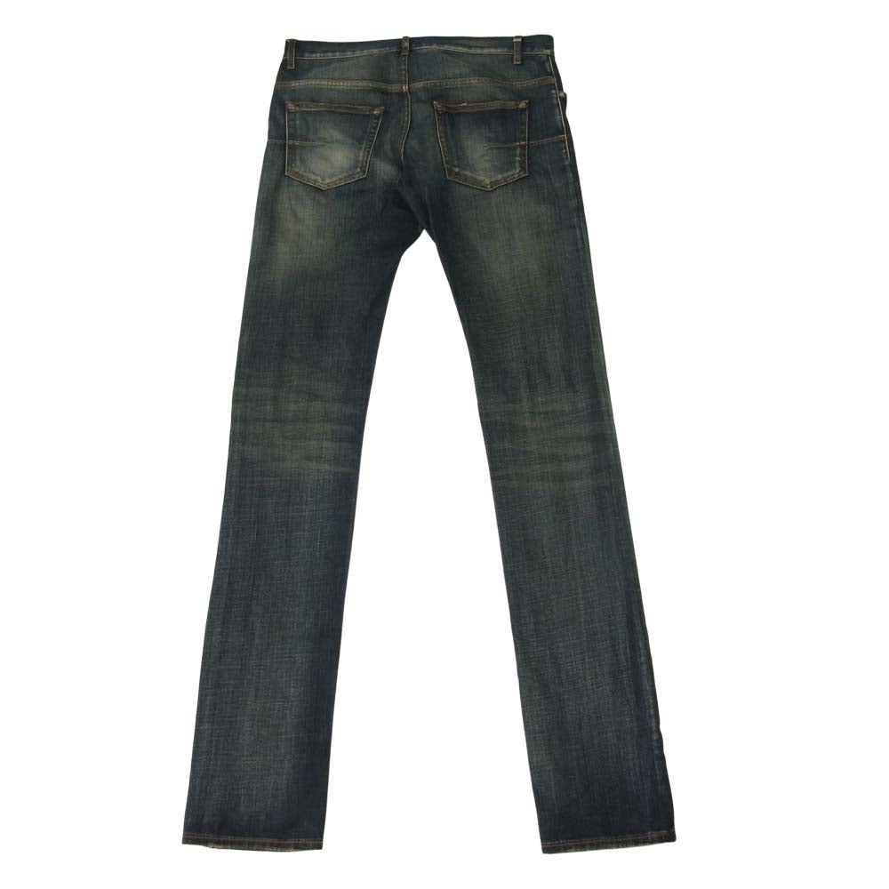 DIOR HOMME ディオールオム 163D007TX995 国内正規品 JAKE ジェイク ダメージ加工 ストレッチ スキニー デニム パンツ インディゴブルー系 30【中古】