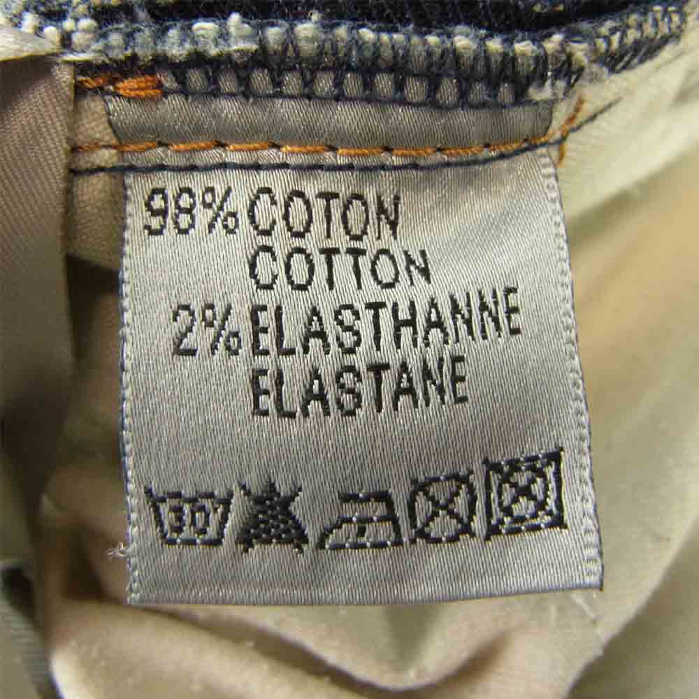 DIOR HOMME ディオールオム 163D007TX995 国内正規品 JAKE ジェイク ダメージ加工 ストレッチ スキニー デニム パンツ インディゴブルー系 30【中古】