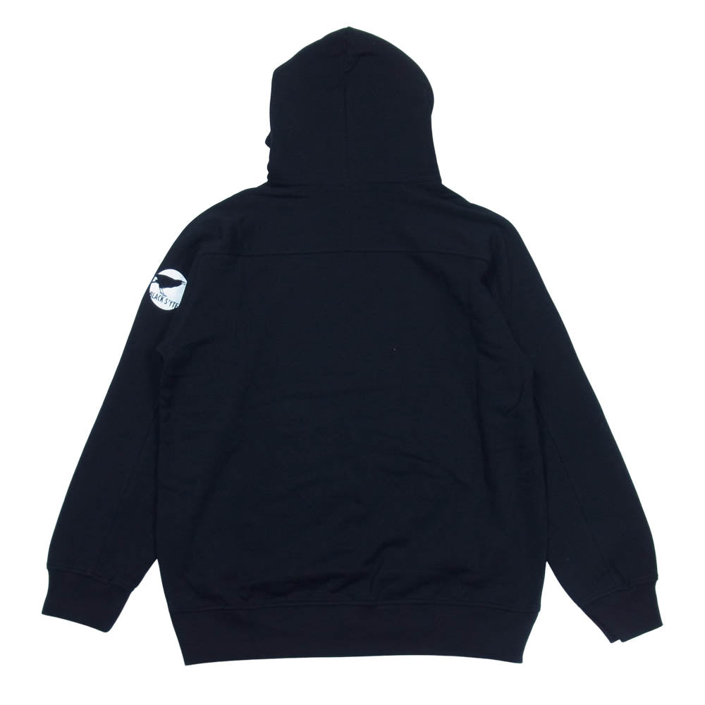 Yohji Yamamoto ヨウジヤマモト S'YTE UC-T72-019 French Terry Stitch Work Message＆Crow Hoodie メッセージ パーカー ブラック系 4【新古品】【未使用】【中古】