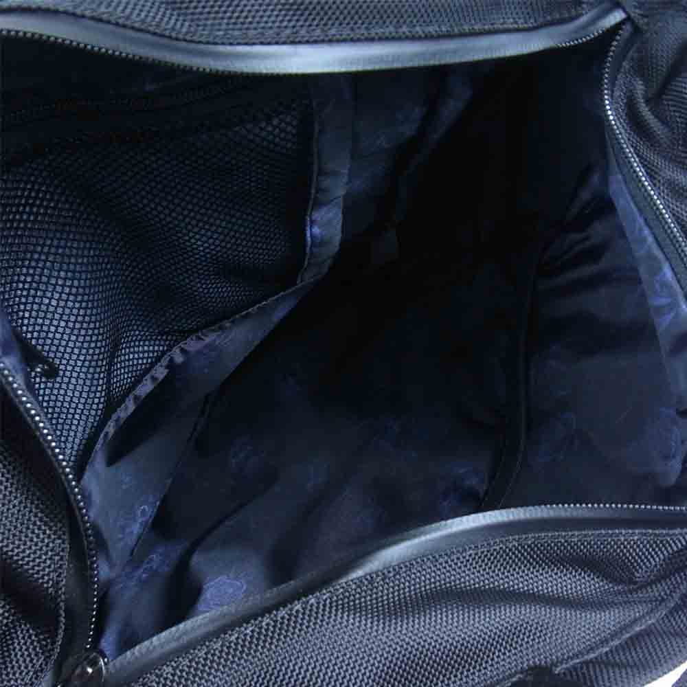 Yohji Yamamoto ヨウジヤマモト POUR HOMME 21AW HX-154-661 NEWERA BLACKPE EXPLORER TOTE BAG YY LEATHER PATCH 2way プールオム ニューエラ レザーパッチ トートバッグ バックパック ブラック系【新古品】【未使用】【中古】