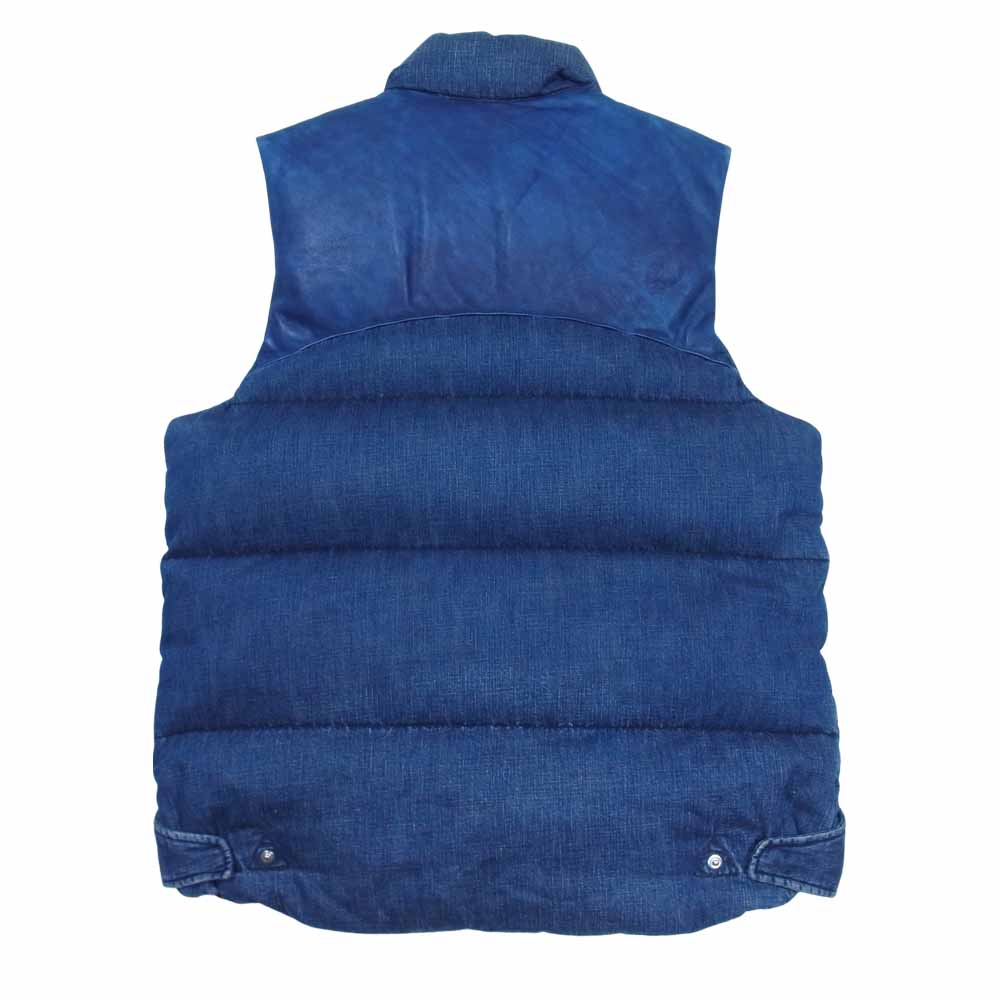 REMI RELIEF レミレリーフ × BEAMS PLUS 別注 デニム ダウンベスト インディゴブルー系 L【中古】