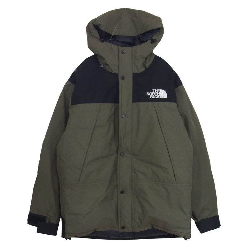 THE NORTH FACE ノースフェイス 21AW ND91930 Mountain Down Jacket マウンテン ダウン ジャケット カーキ系 L【中古】