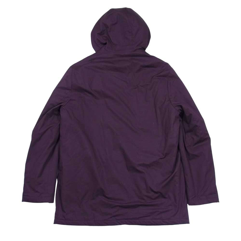 MAISON KITSUNE メゾンキツネ KMO-0652 SATOMI PARKA コットン フード付き 中綿ジャケット パープル系 L【中古】